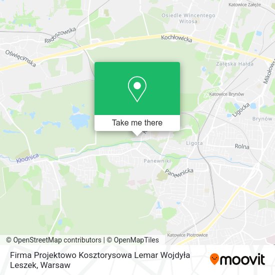 Firma Projektowo Kosztorysowa Lemar Wojdyła Leszek map