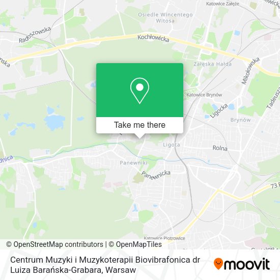 Centrum Muzyki i Muzykoterapii Biovibrafonica dr Luiza Barańska-Grabara map