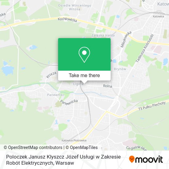 Poloczek Janusz Klyszcz Józef Usługi w Zakresie Robót Elektrycznych map