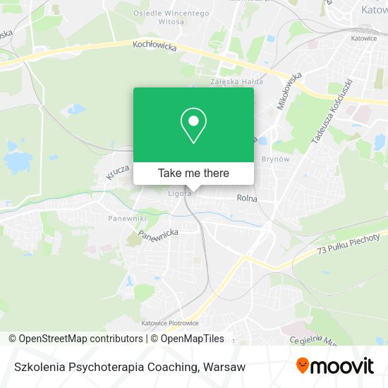 Szkolenia Psychoterapia Coaching map