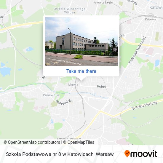 Карта Szkoła Podstawowa nr 8 w Katowicach