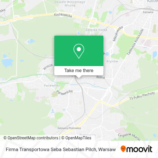 Firma Transportowa Seba Sebastian Pilch map