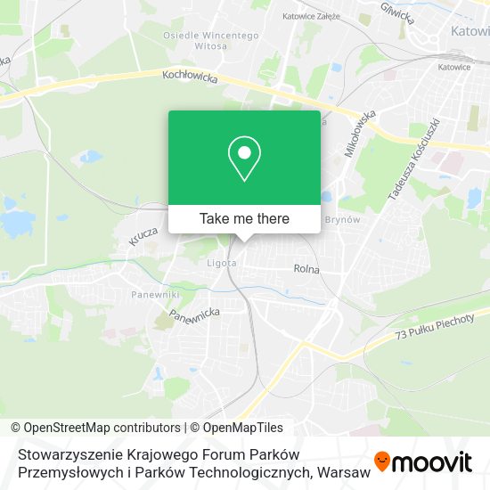 Stowarzyszenie Krajowego Forum Parków Przemysłowych i Parków Technologicznych map