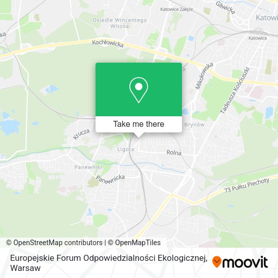 Europejskie Forum Odpowiedzialności Ekologicznej map