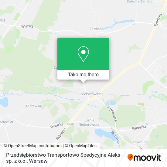 Przedsiębiorstwo Transportowo Spedycyjne Aleks sp. z o.o. map