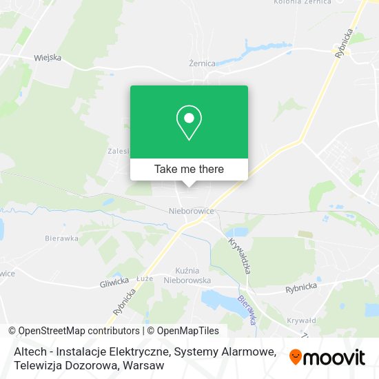 Altech - Instalacje Elektryczne, Systemy Alarmowe, Telewizja Dozorowa map