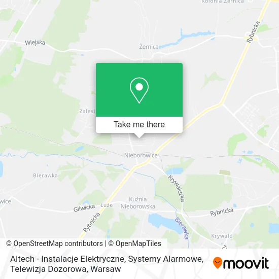 Карта Altech - Instalacje Elektryczne, Systemy Alarmowe, Telewizja Dozorowa