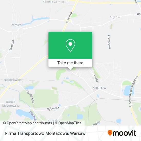 Firma Transportowo Montazowa map