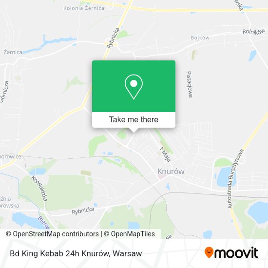 Bd King Kebab 24h Knurów map