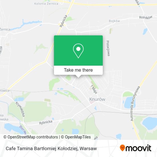 Cafe Tamina Bartłomiej Kołodziej map