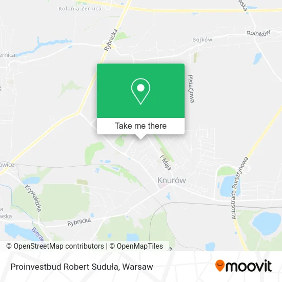 Карта Proinvestbud Robert Suduła