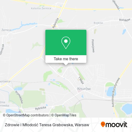 Zdrowie i Młodość Teresa Grabowska map