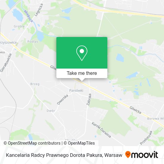 Kancelaria Radcy Prawnego Dorota Pakura map