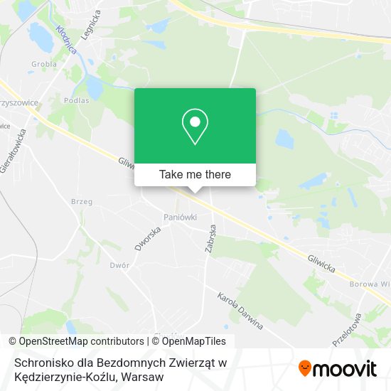 Schronisko dla Bezdomnych Zwierząt w Kędzierzynie-Koźlu map