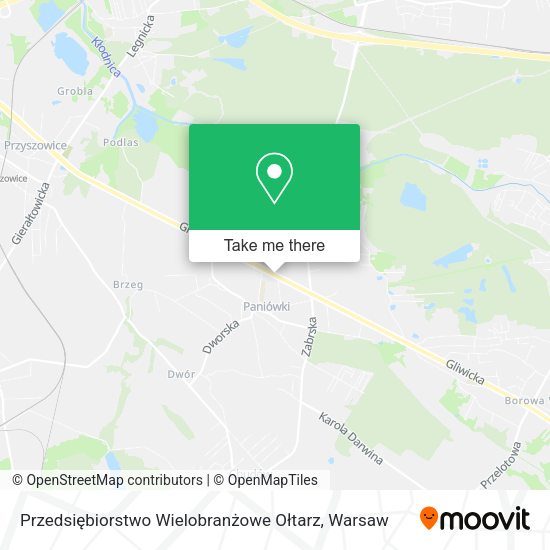 Przedsiębiorstwo Wielobranżowe Ołtarz map