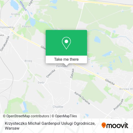 Krzysteczko Michał Gardenpol Usługi Ogrodnicze map