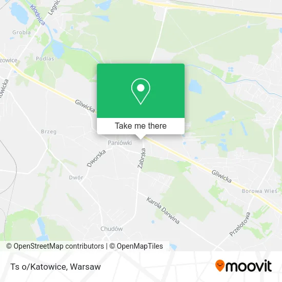 Карта Ts o/Katowice