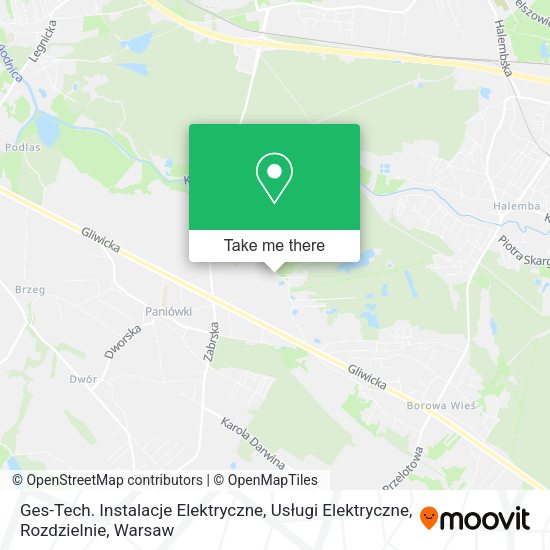 Ges-Tech. Instalacje Elektryczne, Usługi Elektryczne, Rozdzielnie map