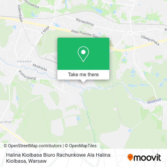 Halina Kiolbasa Biuro Rachunkowe Ala Halina Kiolbasa map