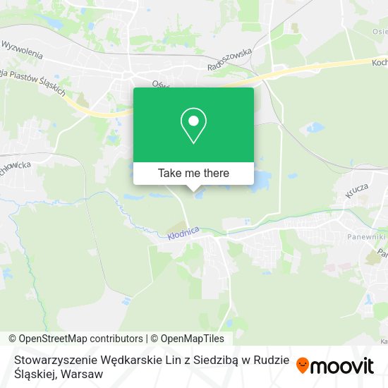 Stowarzyszenie Wędkarskie Lin z Siedzibą w Rudzie Śląskiej map