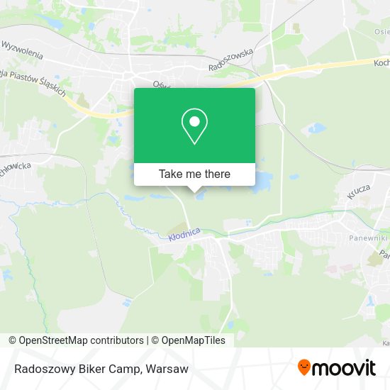 Radoszowy Biker Camp map