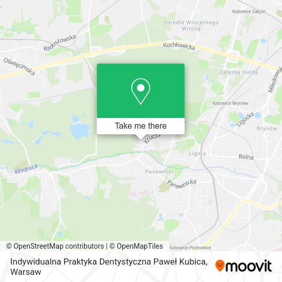 Indywidualna Praktyka Dentystyczna Paweł Kubica map