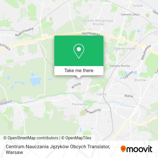 Centrum Nauczania Języków Obcych Translator map