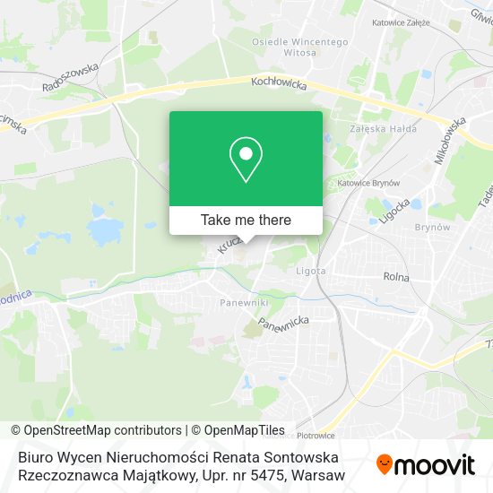 Biuro Wycen Nieruchomości Renata Sontowska Rzeczoznawca Majątkowy, Upr. nr 5475 map