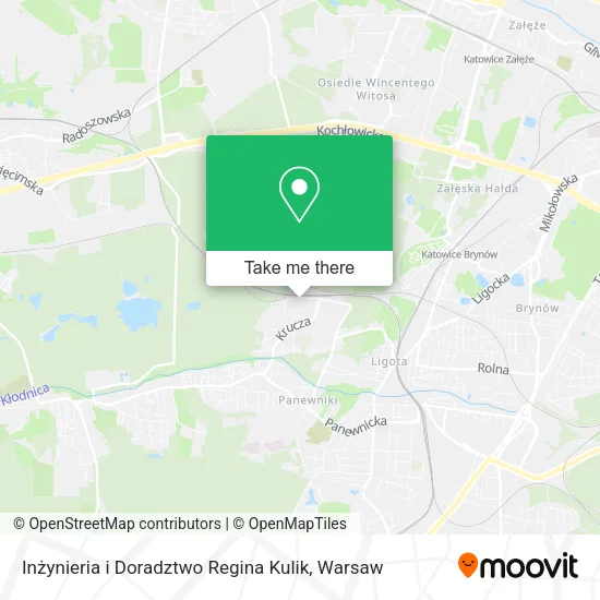 Карта Inżynieria i Doradztwo Regina Kulik
