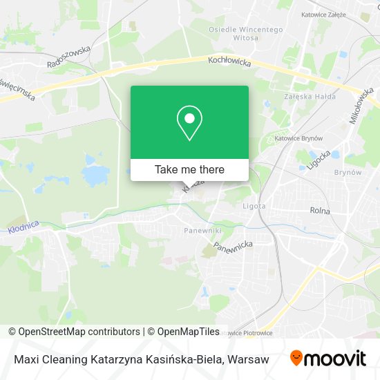 Maxi Cleaning Katarzyna Kasińska-Biela map