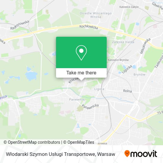 Włodarski Szymon Usługi Transportowe map