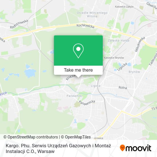 Kargo. Phu. Serwis Urządzeń Gazowych i Montaż Instalacji C.O. map