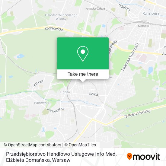 Przedsiębiorstwo Handlowo Usługowe Info Med. Elżbieta Domańska map