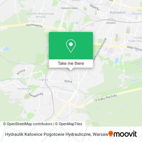 Hydraulik Katowice Pogotowie Hydrauliczne map