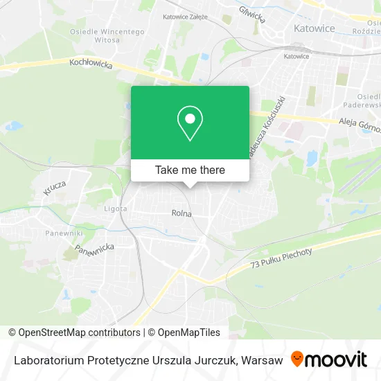 Карта Laboratorium Protetyczne Urszula Jurczuk
