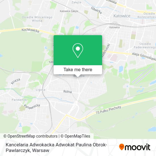 Kancelaria Adwokacka Adwokat Paulina Obrok-Pawlarczyk map