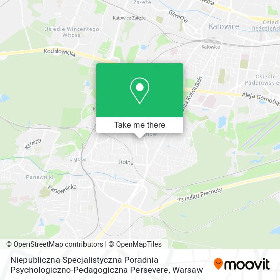 Niepubliczna Specjalistyczna Poradnia Psychologiczno-Pedagogiczna Persevere map