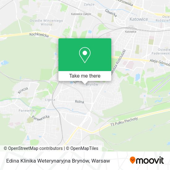 Edina Klinika Weterynaryjna Brynów map