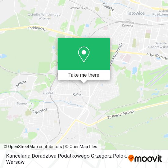 Kancelaria Doradztwa Podatkowego Grzegorz Polok map