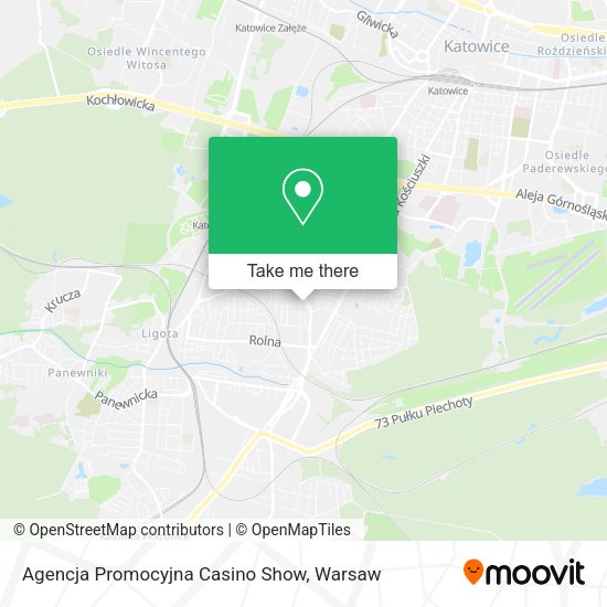 Agencja Promocyjna Casino Show map