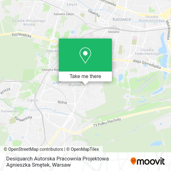 Desiquarch Autorska Pracownia Projektowa Agnieszka Smętek map