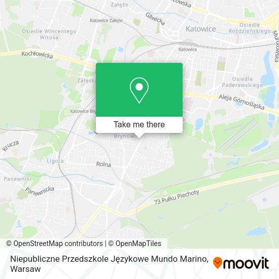 Niepubliczne Przedszkole Językowe Mundo Marino map