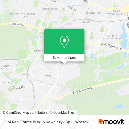 GM Real Estate Biskup Kowalczyk Sp.J map