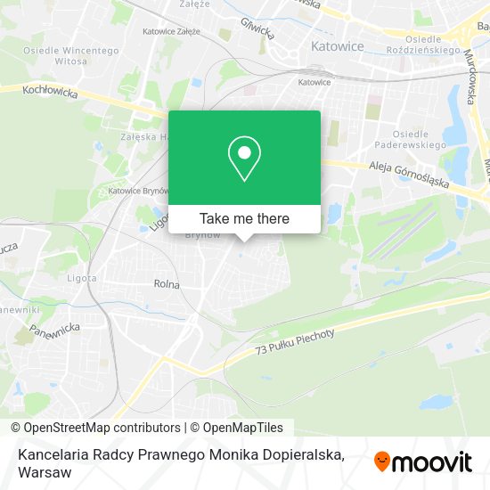 Kancelaria Radcy Prawnego Monika Dopieralska map