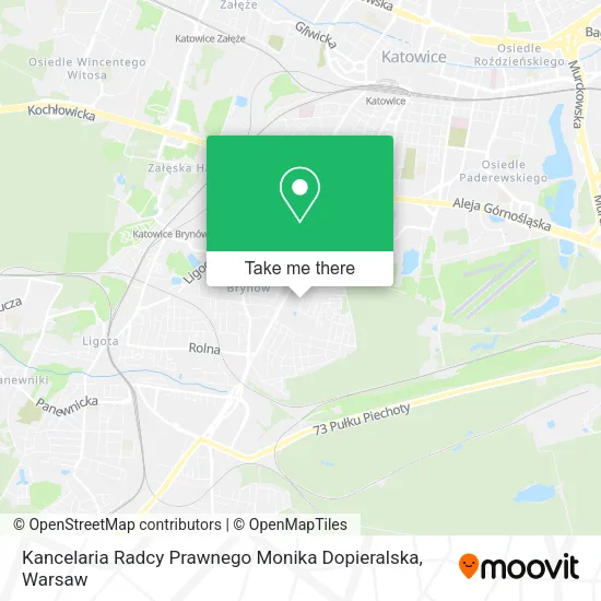 Карта Kancelaria Radcy Prawnego Monika Dopieralska