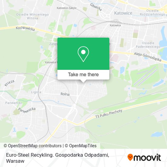 Euro-Steel Recykling. Gospodarka Odpadami map