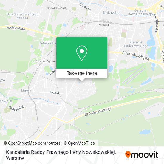 Kancelaria Radcy Prawnego Ireny Nowakowskiej map