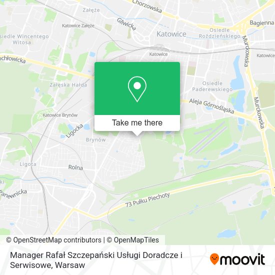 Manager Rafał Szczepański Usługi Doradcze i Serwisowe map