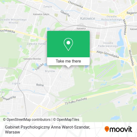 Gabinet Psychologiczny Anna Warot-Szandar map