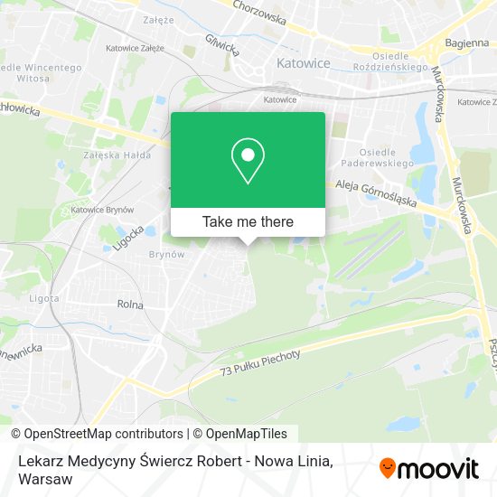 Lekarz Medycyny Świercz Robert - Nowa Linia map